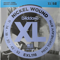 D'Addario EXL116 Medium Top/Heavy Bottom 