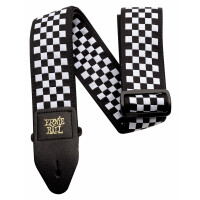 Ernie Ball 4149 Classic Jaquard Gurt Black & White Checkered 