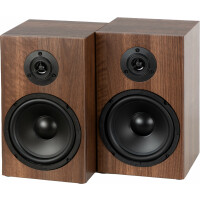 McGrey BSS-265 BR 6,5" HiFi Regallautsprecher Paar Braun  2x 40W RMS  - Retoure (Zustand: gut) 