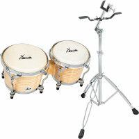 Set XDrum Bongos Pro Natur incl. Soporte 