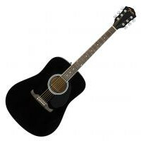 Fender FA-125 Dreadnought WN Black 