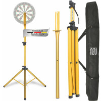 Pronomic DA-45S GD Dartboard Standaard Goud Set incl. Draagtasje 