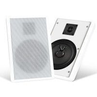 Pronomic FLS-540 WH Paar Flatpanel Wandlautsprecher Box weiß  - Retoure (Zustand: sehr gut) 