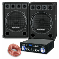 McGrey PA Ensemble Complet PowerDJ-2500 1600W 