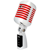 Pronomic DM-66R Elvis Dynamisches Mikrofon Silber/Rot  - Retoure (Zustand: sehr gut) 