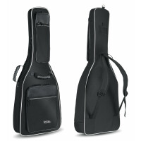 Rocktile Custodia Deluxe Per Chitarra Classica - Imbottita Con Imbracatura Zaino Nera 