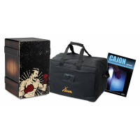XDrum Design Series Cajon "Boxer" Set incl. Tas + School 