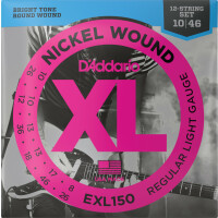 D'Addario EXL150 Regular Light 12-String 
