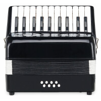 Classic Cantabile Secondo Fisarmonica per Bambini 8 Bass nera 