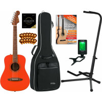 Fender California Standard Redondo Mini Spruce Top Fiesta Red Starter Set 