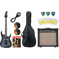 Ibanez GRG121PAR-KBF Electric Guitar Deep Dusk Burst Flat Starter Set 