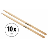 10 Paar XDrum Drumsticks 5B Nylon Tip 