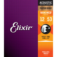 Elixir 16052 Akoestische Fosfor-Brons Nanoweb Light 