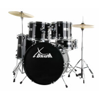 XDrum Semi 22" Standard Batteria Midnight Black incl. Scuola 