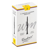 Vandoren White Master WM Traditional Ance per Clarinetto in Si Bemolle (2) Confezione da 10 
