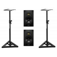 Adam Audio T7V Set inkl. Boxenstative 