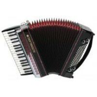 Alpenklang Pro Akkordeon III 72 MH Schwarz 