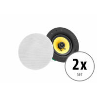 Pronomic CLS-540 WH 2-Wege High-End Geweven Inbouwluidspreker 160 Watt 2x Set 