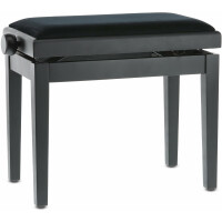 Banco De Piano Gewa Deluxe Negro Mate 