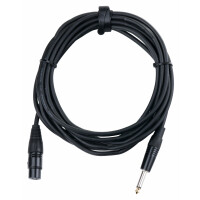 Pronomic Stage XFJ-5 Microfoonkabel XLR/Jack 5 m Zwart 