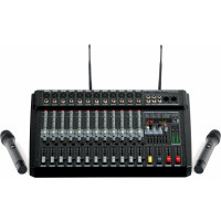Pronomic Powermake 1200 Powermischer mit Funkmikrofonen  - Retoure (Zustand: akzeptabel) 