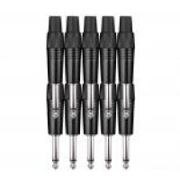 Pronomic JPLUG Fiche Jack Noire - Pack de 10 