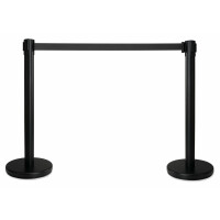 Stagecaptain PLS-200 BKB Poste Barrera Sistema De Guía De Personas Negro Par 