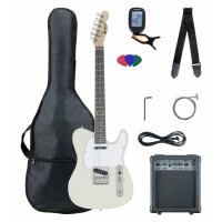McGrey Rockit E-Gitarre TL-Style Komplettset Antique White  - Retoure (Zustand: gut) 