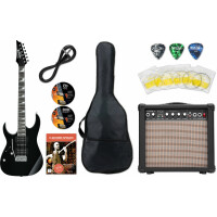 Ibanez Gio GRG170DXL Black Night Starter Set 