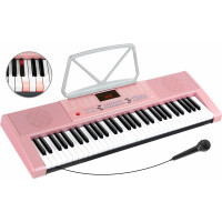 McGrey LK-6120-MIC Verlichte Toetsen Keyboard met Microfoon roze 