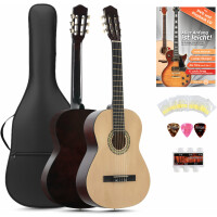 Classic Cantabile Acoustic Series AS-851-L Klassikgitarre 4/4 für Linkshänder Starter Set 