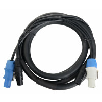 Pronomic Stage PPD-2.5 Cavo Ibrido Powerplug/DMX 