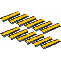 Pronomic Protector 2-100 Passerelle Câble 2 Compartiments avec Connecteur 12x Set 