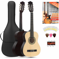 Classic Cantabile Acoustic Series AS-851-L 1/2 Klassikgitarre für Linkshänder Starterset 