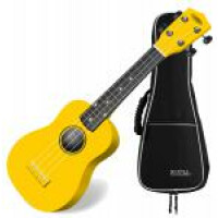 Classic Cantabile US-100 YE Ukulélé Soprano Jaune Set incl. Housse 