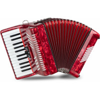 Accordéon Basse Classic Cantabile 48 "Secondo V" Rouge 