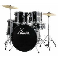 XDrum Semi 20" Studio Batería Midnight Black incl. Escuela 