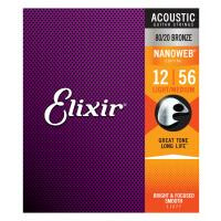 Elixir 11077 Acoustic 80/20 Nanoweb Light/Medium 