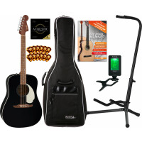 Fender California Standard Redondo Spruce Top Zwart Starterset 