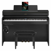 Roland HP704-CH Digital Piano Set Matte Black Set 
