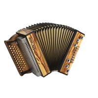 Strasser 4/III Hoamat Harmonika G-C-F-B mit X-Bass, Chen Chen Tigerwood 