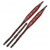 Sangles Alpenklang Pour Accordéons 4 Rangées Edelweiss/Rouge 