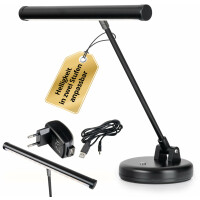 Showlite KW LED Pianoleuchte Schwarz  - Retoure (Zustand: sehr gut) 