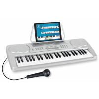 McGrey BK-4910SR Keyboard Met 49 Toetsen En Notenhouder Zilver 
