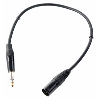 Pronomic Stage JXM-0.5 Stereoklinke/XLR Kabel 0,5m Schwarz 