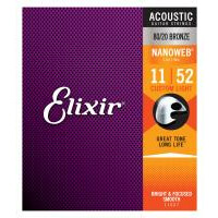 Elixir 11027 Acoustic 80/20 Nanoweb Custom Light 