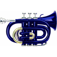 Classic Cantabile Brass TT-400 Bb Pocket Trompet blauw 