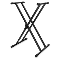 Soporte de teclado en X Kirstein negro 