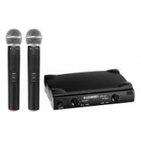 McGrey UHF-2V Dual Vocal Wireless Microphone Set with 2x Handheld Microphones 50m 