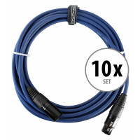 Pronomic Stage DMX3-5 DMX Cable 5m 10x Set 